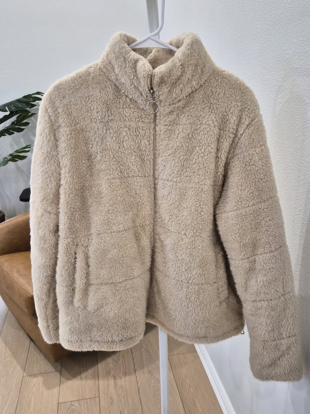Pink Lily Teddy Fleece Jacket – Size Large